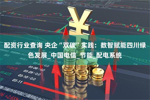 配资行业查询 央企“双碳”实践：数智赋能四川绿色发展_中国电信_节能_配电系统