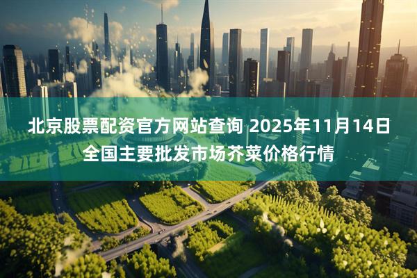 北京股票配资官方网站查询 2025年11月14日全国主要批发市场芥菜价格行情